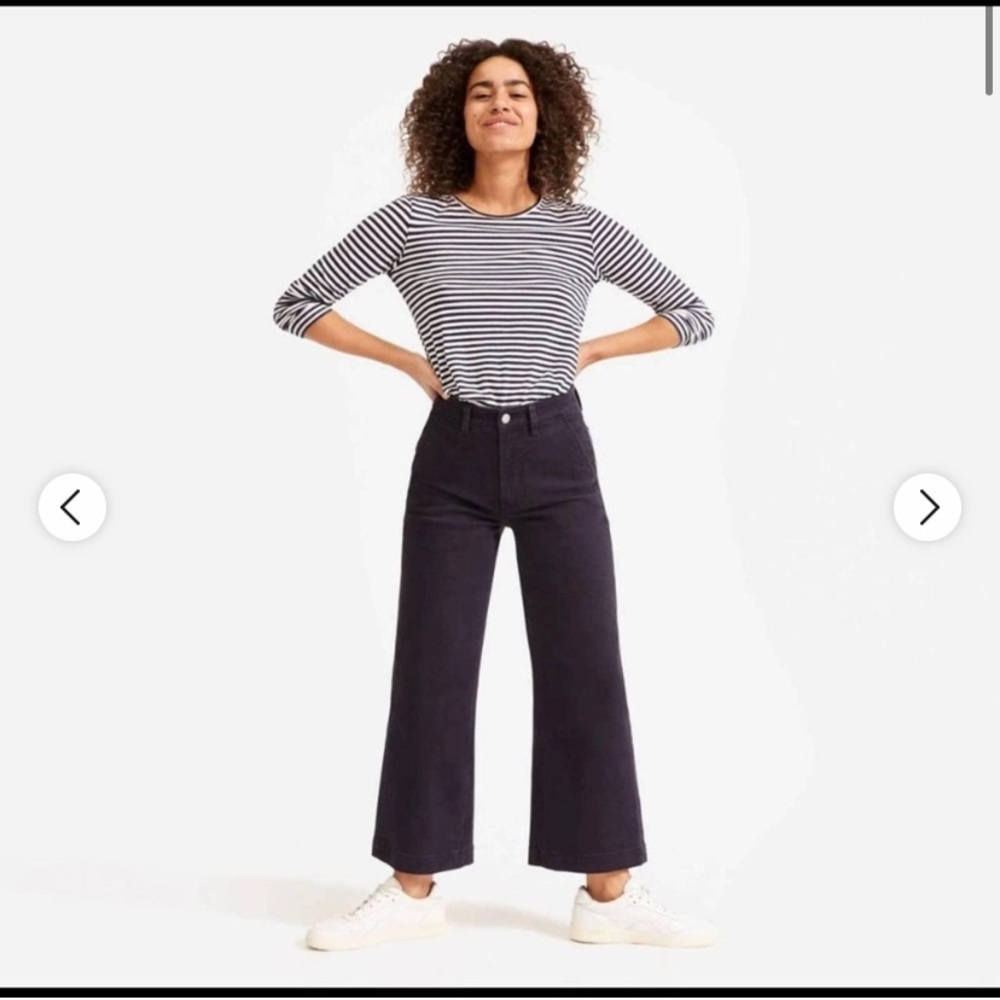 Everlane Women's Navy Trousers